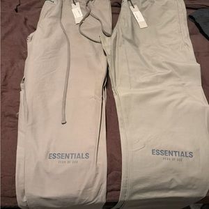 Fear of God Essentials Track Pants Taupe and Umber. Men Size XL. Brand New.
